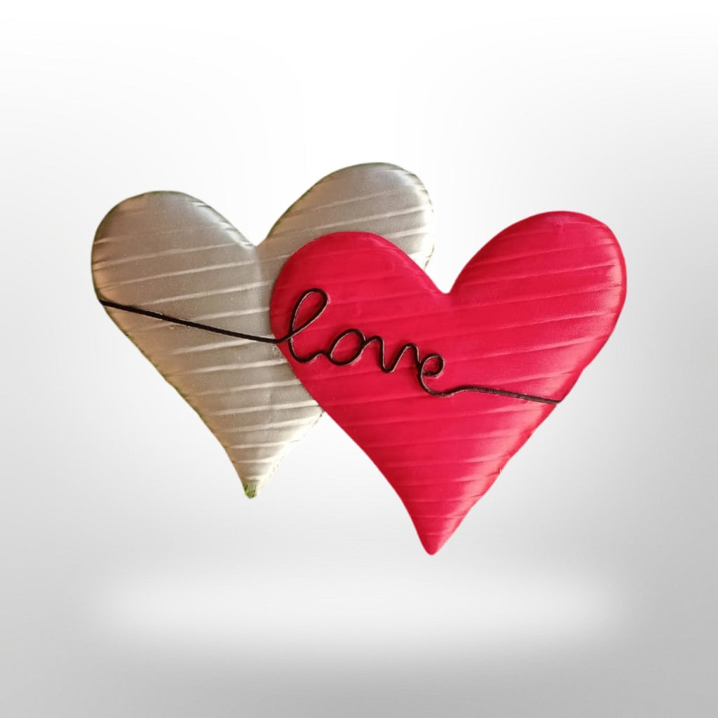 Metal Heart Wall Decor, Valentines Decor, Valentines Metal Sign Wall Decor