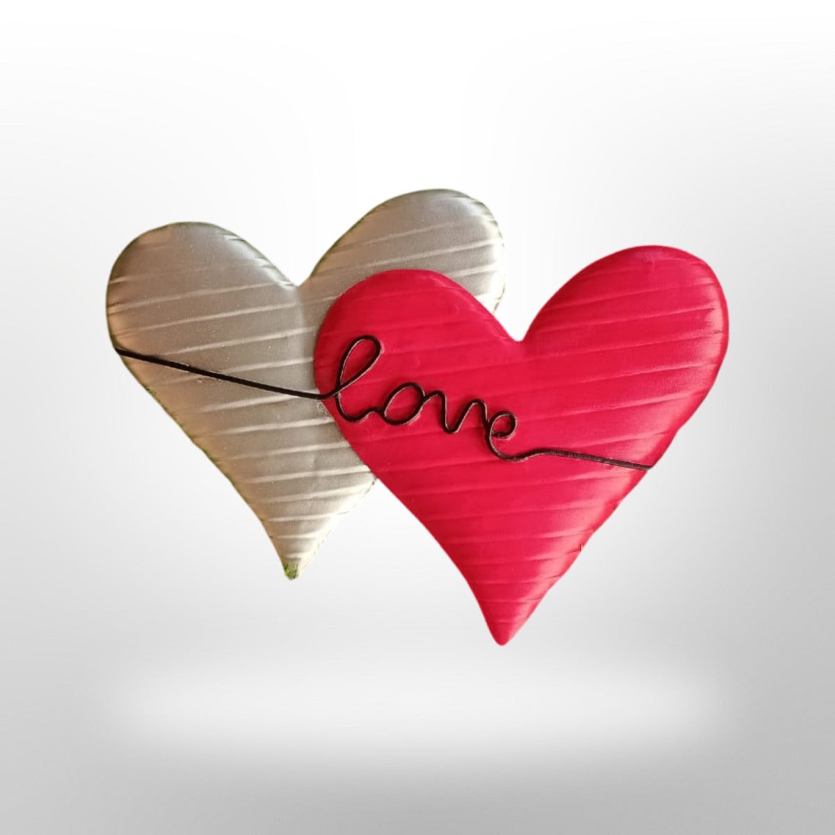 Metal Heart Wall Decor, Valentines Decor, Valentines Metal Sign Wall Decor